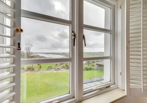 The view from bedroom #1 at Tanglewood Cottage, Bere Alston
