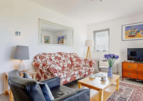 The living area at Tarka Sands, Instow