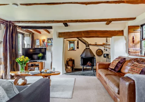 The living room at Tawnawood, Fletchersbridge