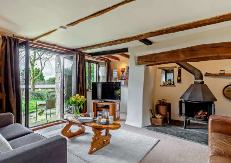 The living room at Tawnawood, Fletchersbridge