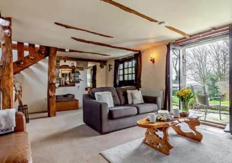 The living room at Tawnawood, Fletchersbridge