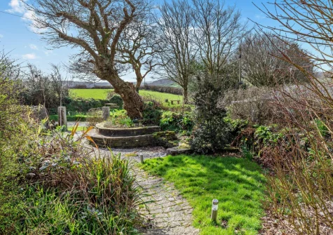 The enclosed garden at Tawnawood, Fletchersbridge