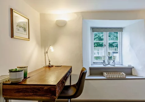 The study room at Thatch View Cottage, Roborough