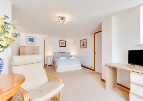 Bedroom #1 at The Anchorage, Falmouth