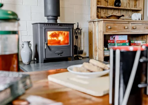 The living area at The Arch Barn, South Molton