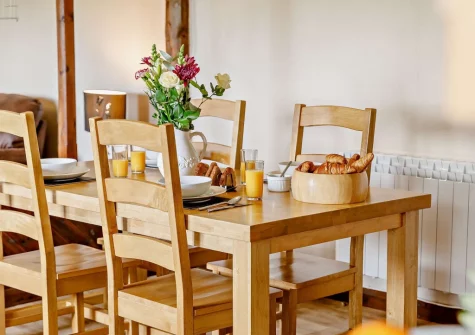 The dining area at The Arch Barn, South Molton