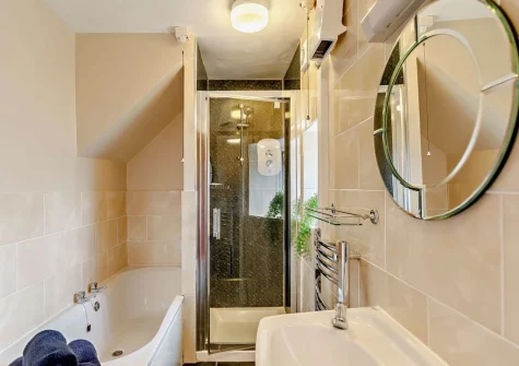 The bathroom at The Arch Barn, South Molton