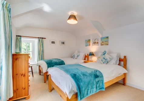Bedroom #2 at The Aviaries, St Teath