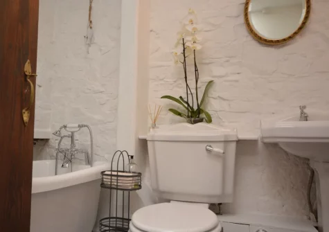 The bathroom at The Barn, Hittisleigh