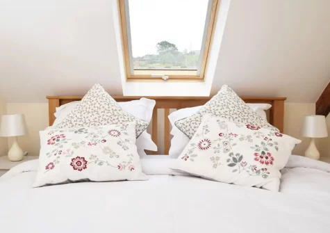 Bedroom #1 at The Barn, Moules Farm, Berrynarbor