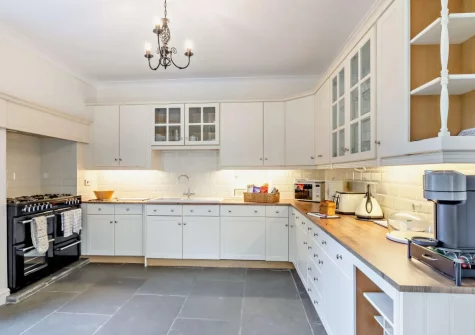 The kitchen at The Barton, Martinhoe