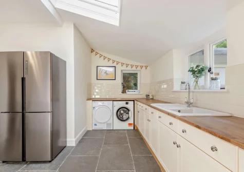 The utility room at The Barton, Martinhoe