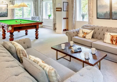 The Barton, Martinhoe is a magnificent five-bedroom family sanctuary set in the Heddon Valley. Enjoy acres of private grounds, luxurious hot tub, games room with family entertainment and easy access to Exmoor's natural wonders—your ultimate retreat.