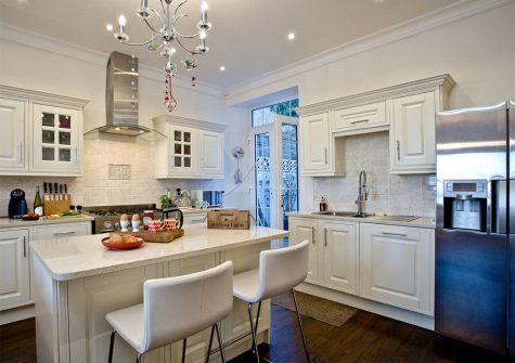 The kitchen at The Beacon at Harbour Lights, Brixham