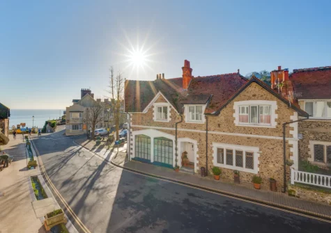 The view from the living room at The Belvedere, Beer