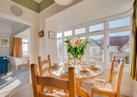 The dining area at The Belvedere, Beer