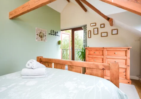 Bedroom #2 at The Big Barn at Well Cottage, Jacobstow