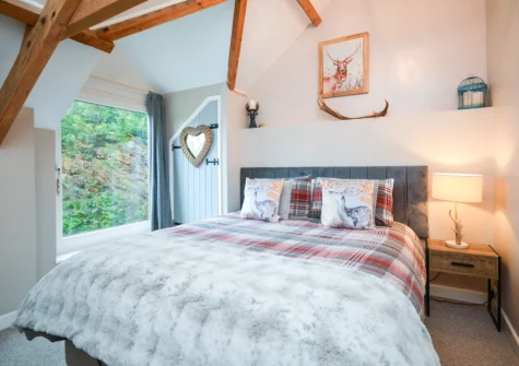Bedroom #3 at The Big Barn at Well Cottage, Jacobstow