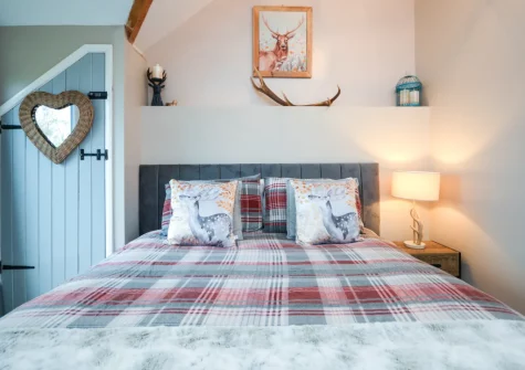 Bedroom #3 at The Big Barn at Well Cottage, Jacobstow
