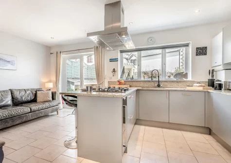 The kitchen at The Blue House, 18 Glynn Road, Padstow