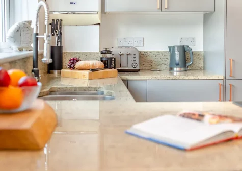 The kitchen at The Blue House, 18 Glynn Road, Padstow