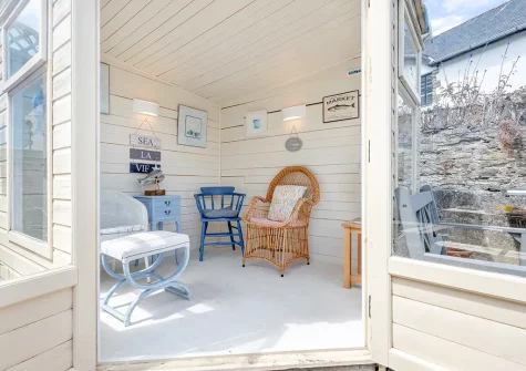 The summer house at The Blue House, 18 Glynn Road, Padstow