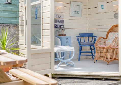 The summer house at The Blue House, 18 Glynn Road, Padstow