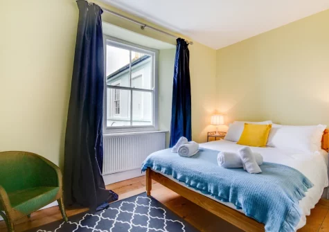 Bedroom #1 at The Blue House, Penzance