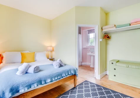 Bedroom #1 at The Blue House, Penzance