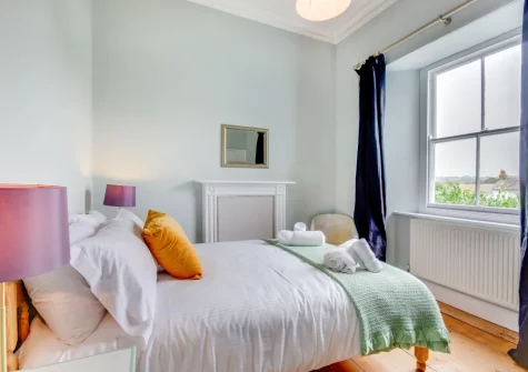 Bedroom #2 at The Blue House, Penzance