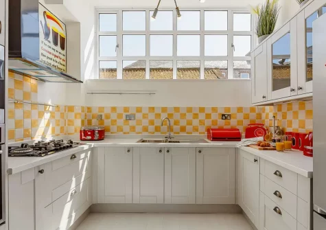 The kitchen at The Boat Yard, Brixham