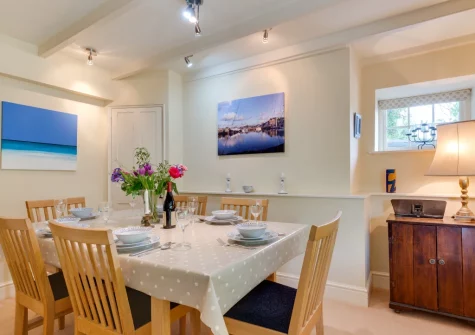 The dining area at The Boathouse, Little Petherick