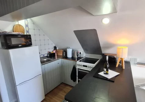 The kitchen at The Boathouse, St Mawes