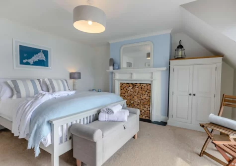 Bedroom #1 at The Bolt Hole at Admiralty Court, Looe