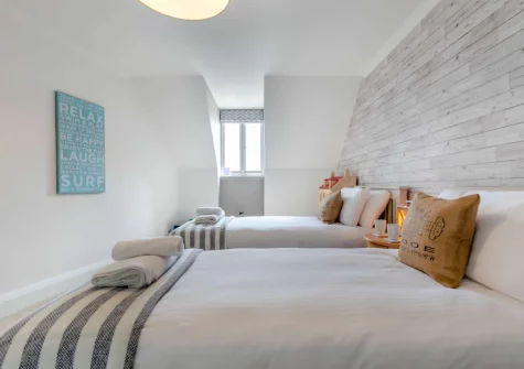 Bedroom #2 at The Bolt Hole at Admiralty Court, Looe