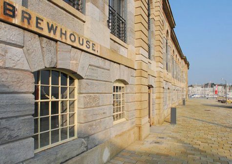 Outside The Brewhouse, Royal William Yard, Plymouth