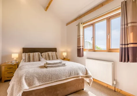 Bedroom #1 at The Cabin, Bideford