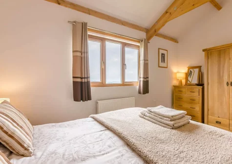 Bedroom #1 at The Cabin, Bideford