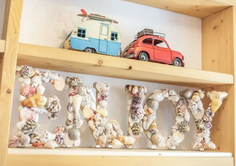 The living area at The Cabin Retreat, Luxulyan