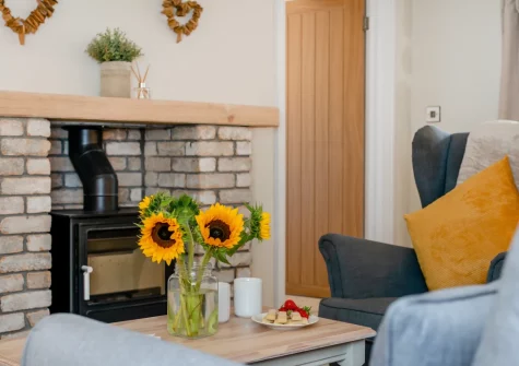 The cozy snug at The Cart House, Burnthouse