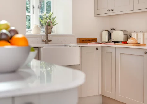 The kitchen at The Cart House, Burnthouse