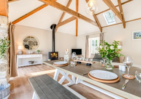 The dining area at The Cart House, Burnthouse