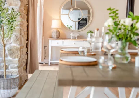 The dining area at The Cart House, Burnthouse