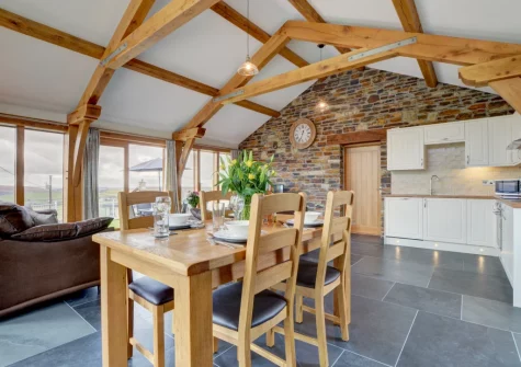 The dining area at The Cart Linhay, Landkey