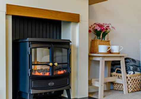 The living area at The Chimes, Brixham