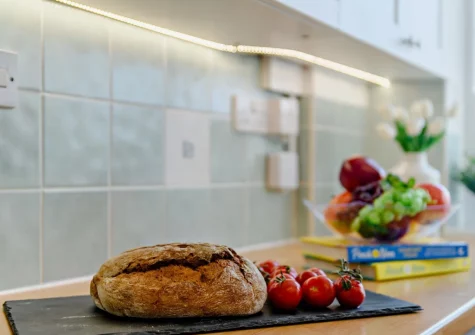 The kitchen at The Chimes, Brixham