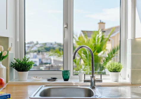 The kitchen at The Chimes, Brixham