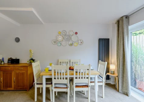 The dining area at The Chimes, Brixham