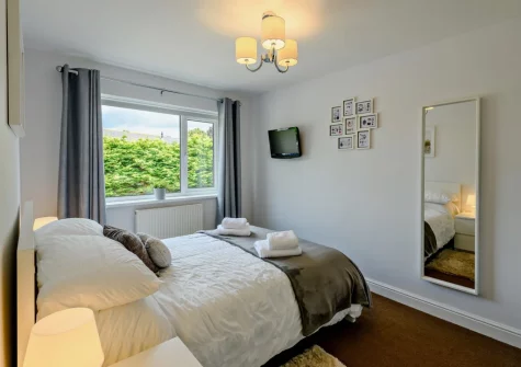 Bedroom #1 at The Chimes, Brixham