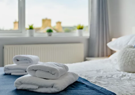 Bedroom #2 at The Chimes, Brixham